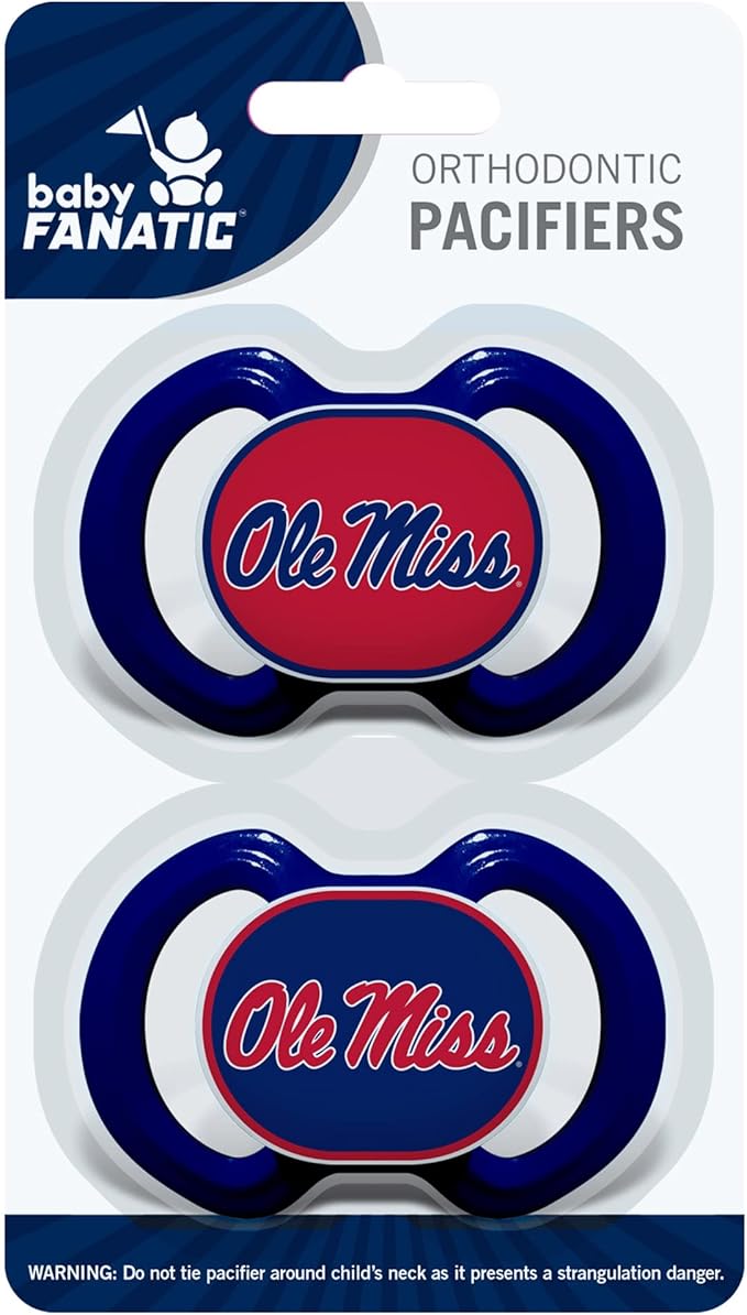 Baby Fanatic Ums2000: Mississippi Pacifier 2-Pack