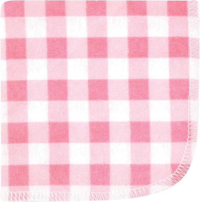 Hudson Baby Unisex Baby Flannel Cotton Washcloths, Butterfly Floral 12 Pack, One Size