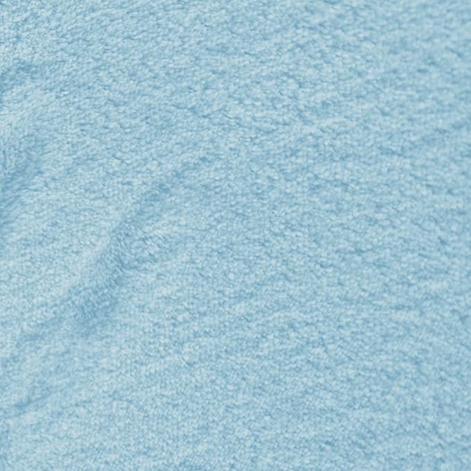 Huloo Sleep Baby Play Mat for Floor,1.3" Thick Elasti-Foam 50"×74" Playpen Mat for Tummy Time,Water Repellent Soft Coral Velvet for Toddler,Infant,Kids,Non-Slip Backing Safe for Crawling(Light Blue)