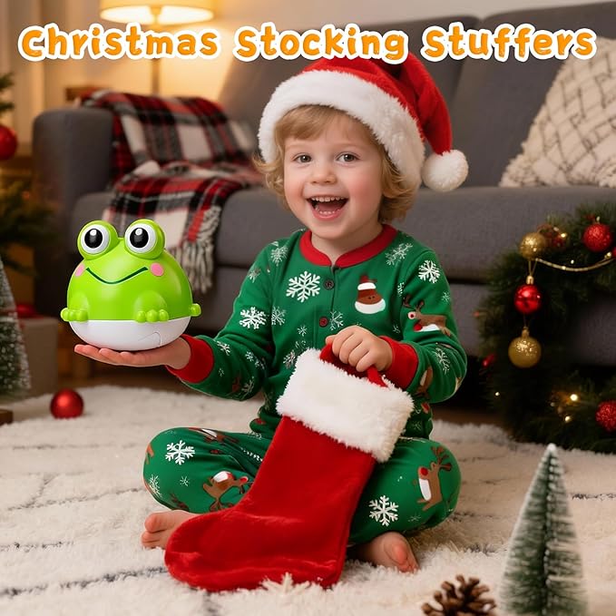 Light Up Bath Toys, Toddler Bath Toys for Kids Ages 1-3, Christmas Stocking Stuffers for Babies 6-12-18 Months, Bath Toy Sprinkler Toddler Birthday Bathtub Water Toy for 1 2 3 Year Boy Girl Gifts
