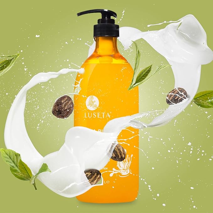Luseta Shea Butter & Argan Oil Body Wash, Moisturizing Body Wash Formulated for Dry Skin Normal Skin Combination Skin 33.8oz