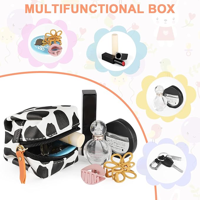 Baby Pacifier Case with Clip, Baby Pacifier Holder Pouch Box for Diaper Bag, Holds 2 Pacifiers for Travel Outdoor Activities, Small Baby Utensils,Black Stone