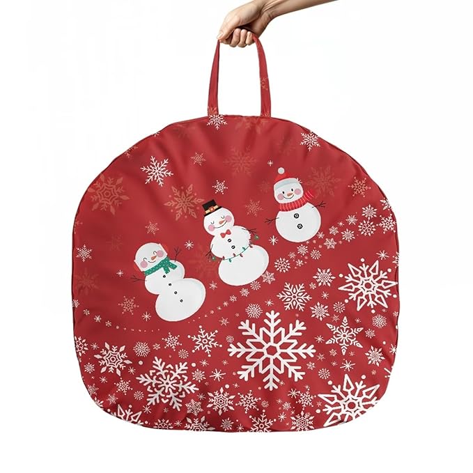 Snowmen and Snowflakes Newborn Lounger Cover Removable Cover Ultra Soft Comfortable Lounger Slipcover Protector Cover for Infant Lounger Pillow Easy to Use and Dustptoof Xmas Decor
