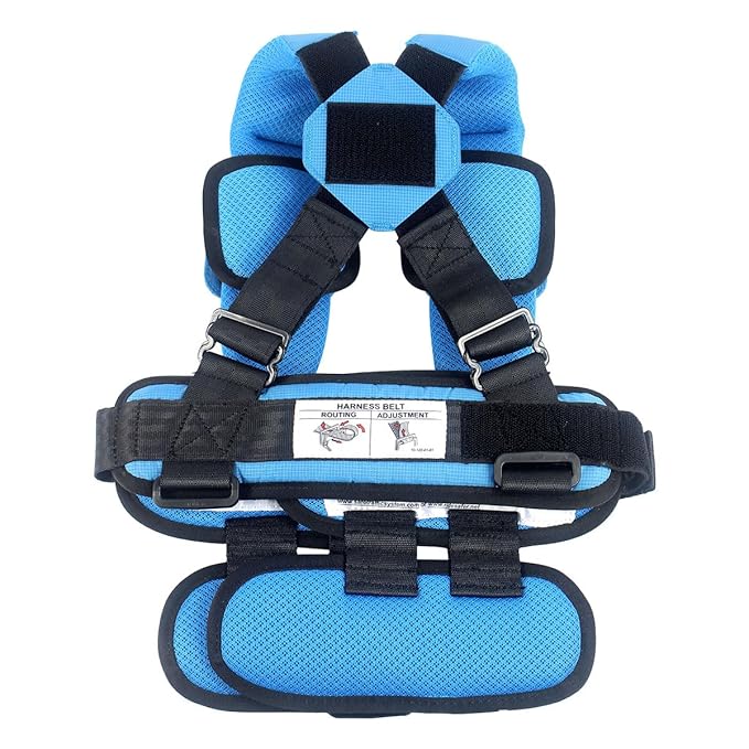 RideSafer Gen 5 - Large Blue, Lightweight, Compact, Portable Car Seat - Perfect for Travel and Everyday Child Safety