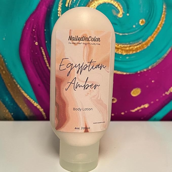 Egyptian Amber Scented Hand and Body Lotion Women's Beauty Goats' Milk Lotion Moisturizer