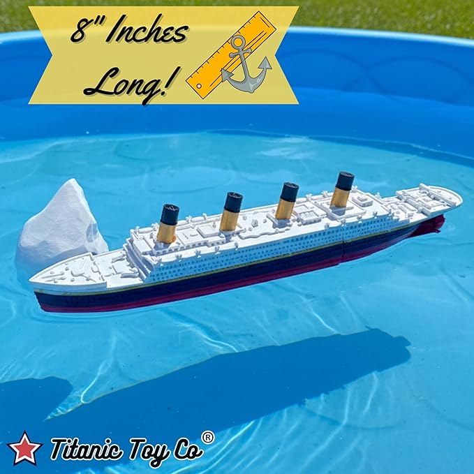 3 Pack Split In Half Titanic Bath Boat And Pool Toy,Break In Half RMS Titanic Toys For Kids, Historically Accurate Breakable Titanic Toy, Titanic Ship, Titanic Cake Topper (3 Pack)