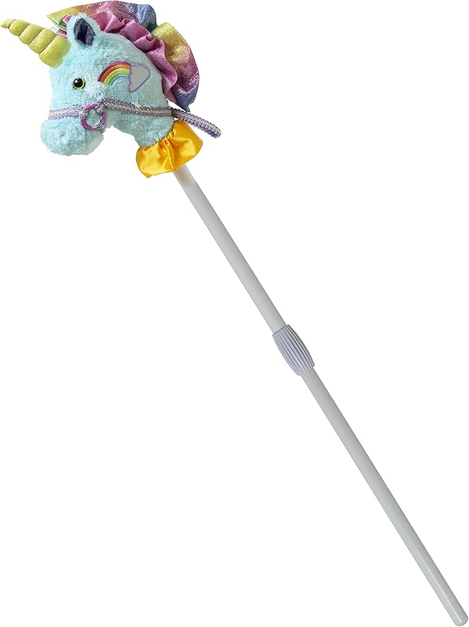 Mary Meyer Hobby Horse Toy Fancy Prancer Stick Horses, 33-Inches Tall, Unicorn