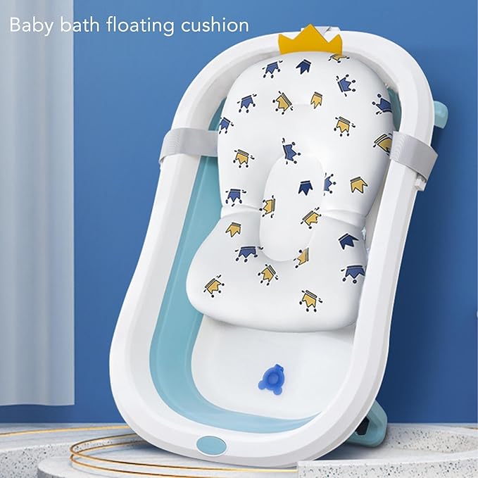 Infant Bath Support Seat ow, Easy Cleaning, Connectable Bath Mat, Comfortable and Material for Cozy Newborn Bath