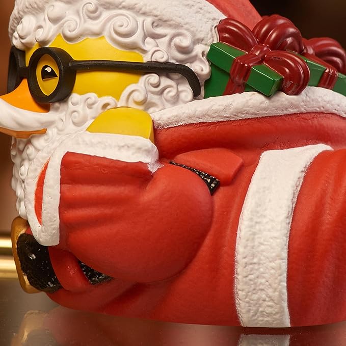 TUBBZ Christmas Santa Claus Collectible Duck Vinyl Figure - Official Numskull Merchandise - TV Movies & Books