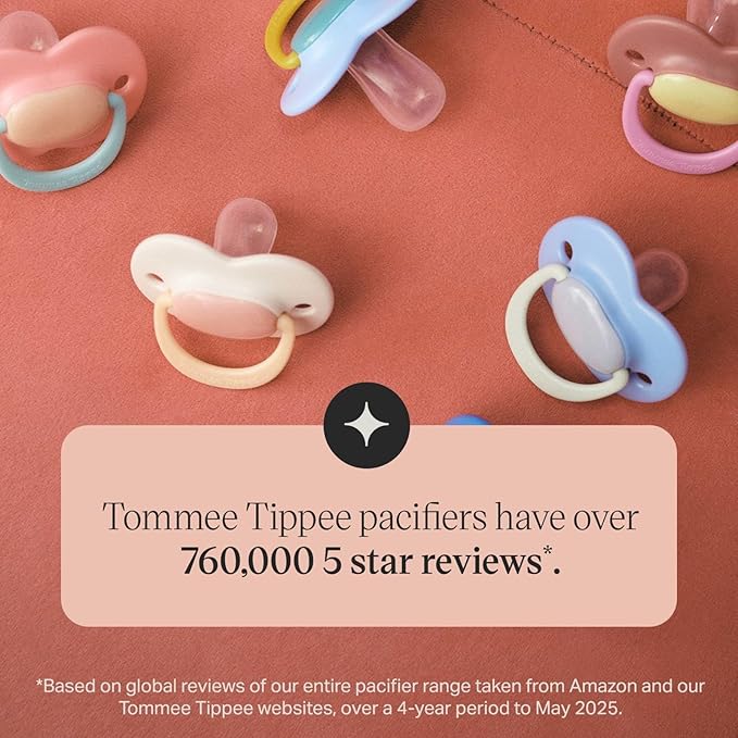 Tommee Tippee Ultimate Fit Pacifiers, 18-36 Months, Extra Air Holes, Symmetrical Nipple and Shield, 100% BPA Free Silicone, Dishwasher and Sterilizer Safe, Blue and Green, Pack of 4