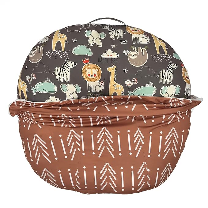 Newborn Lounger Cover for Original Baby Pillow (Rust)