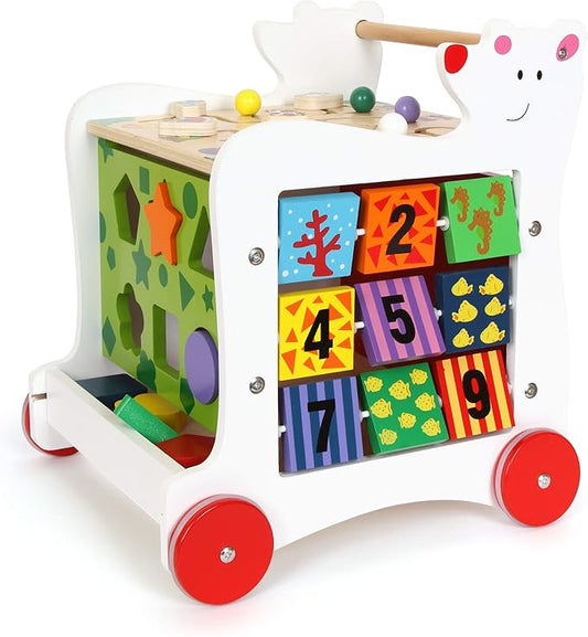 Small Foot Design Small Foot Wooden Toys - Wooden Baby Bear Walker