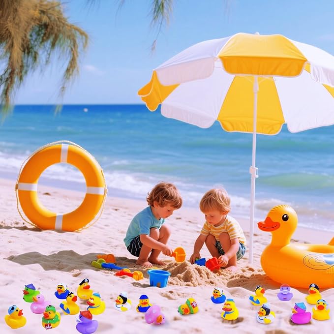 Rubber Ducks Toy Duckies for Kids,Baby Bath Toys, Toddlers Floater Duck Showers Accessories,Classroom Halloween Birthday Showers Time Party Favors Swimming Pool Toy Decoration Gift (12 Pack)
