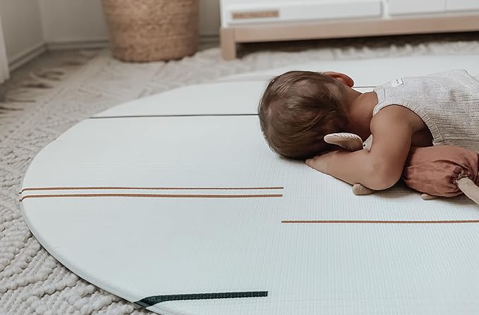 Ofie Round Mat, Baby Play mat (Plants + Eze, Round)