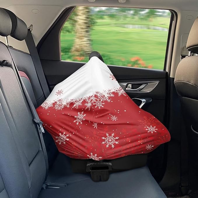 Snowman Nursing Breastfeeding Covers Multipurpose Infant Seat Cover Canopy Christmas Decorations Outdoor,High Chair/Stroller Covers/Stroller