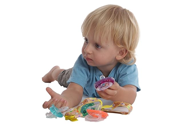 Sweetie Silicone Pacifier Refuser Soother 100% Silicone BPA Free 2 Count (Purple)