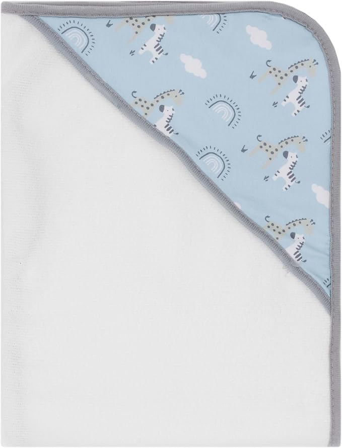 Hooded Baby Towels 3-Pack – Soft Baby Bath Towels with Hood for Newborns & Toddlers, Baby Hooded Towel Set, 30" x 26" (Zoo Friends)