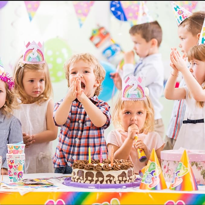 Boy Girl Birthday Crown, Prince Princess Birthday Hat Headband Tiara Crown Cake Photo Prop Party Decorations