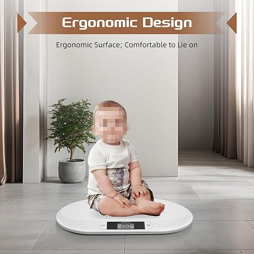Digital Weight Scale Puppy Scale Baby Scale Newborn Baby Weight Scale up to 44 lbs, High Precision Pet Weight Scale Newborn Scale for Weighing in KG/Pounds/Stone