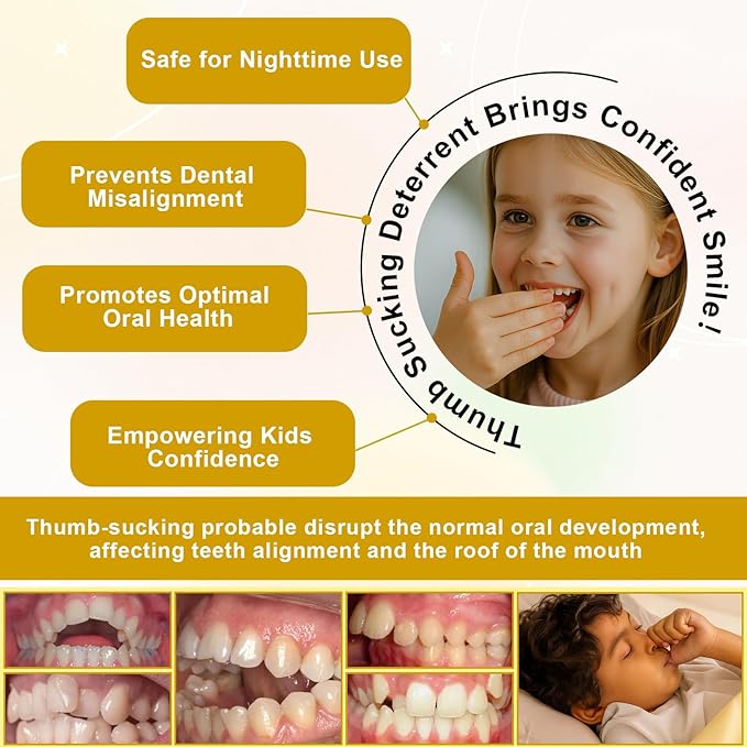 JFHNMLW 2 Pcs Thumb Sucking Deterrent, Yellow Ball Sports Elbow Thumb Guard for Thumb Sucking, Nail Biting Treatment for Kids Prevention Anti Nose Picking for Boys Girls Finger Sucking Prevention