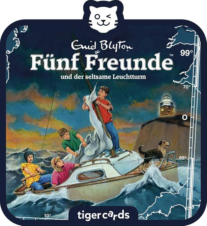 tigermedia tigercard Fünf Freunde Episode 99 der seltsame Leuchtturm Puzzle Detective Story tigerbox Audio Box Children's Radio Play Audio Book