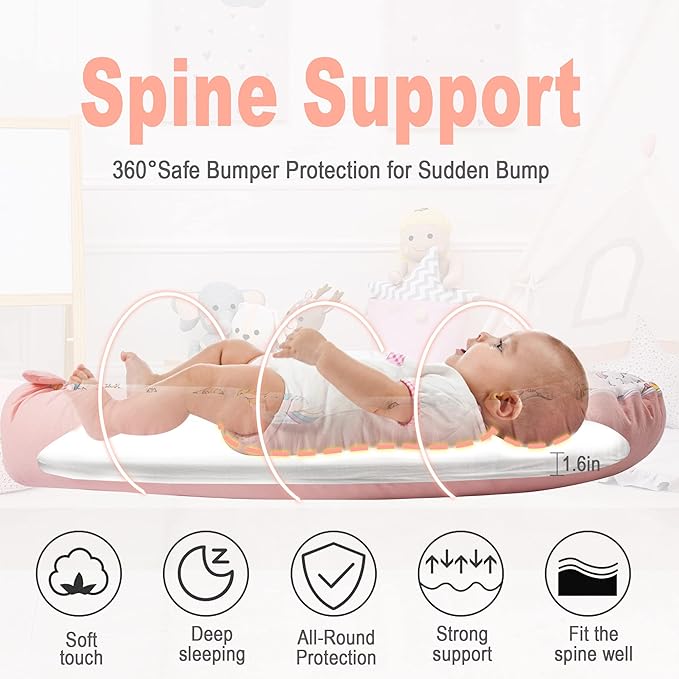 Viviland Baby Lounger Snuggle Me Lounger Fits 0-24 Months Newborn Infant Babies, Unicorn