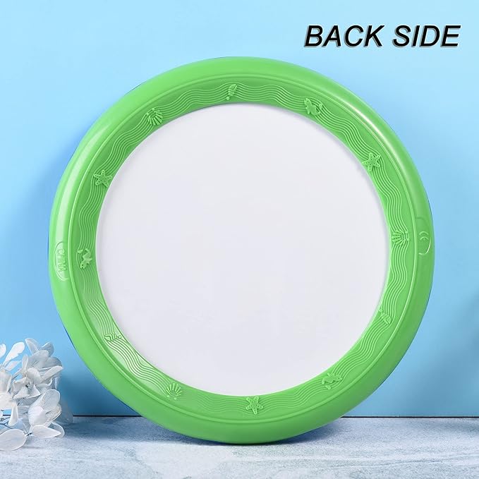 2 Pcs Ocean Drums Wave Bead Drums Sea Sound Drums Musical Instruments for Kid Child Baby