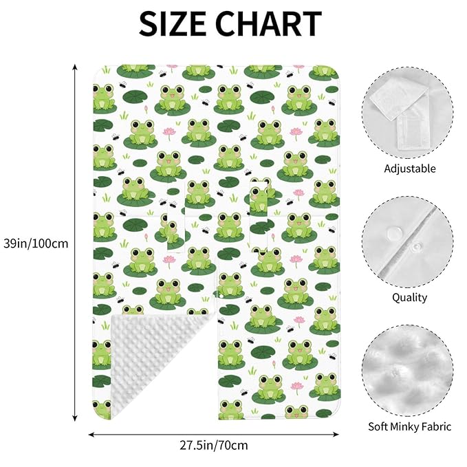 Frog Baby Car Seat Canopy Cover Multi Use Nursing Cover for Mom Nursing Covers Newborn Frog Shower Gift