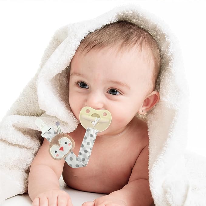 50Pcs Clips Holders Suspender Mitten Binky Clip for DIY Teething Blankets Bib Holder Suit for 20mm - 25mm Ribbon