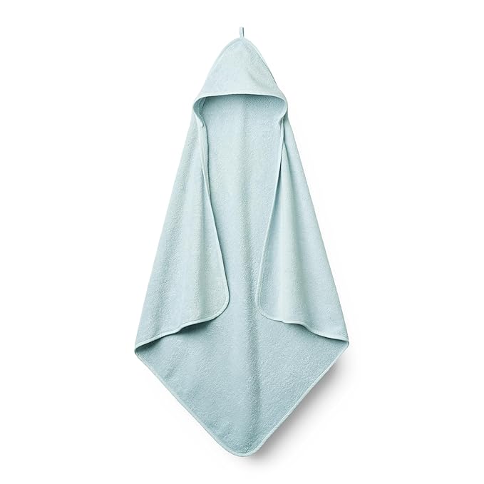 Hooded Baby Towel - 100% Organic Cotton Baby Bath Towels – Baby Towels, Baby Bath Towels for Baby Boy, 32" x 32" Super-Soft and Absorbent Baby Towels for Newborn (Baby Blue)