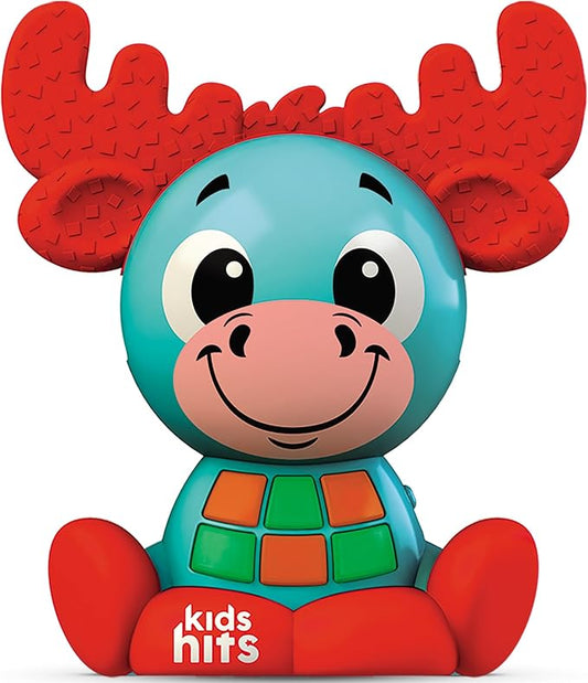 Kids Hits Babykins Moose Interactive Toy: Spark Joy and Learning for Kids 2 Years and Up - Bright Lights, Playful Tunes, and Educational Fun!