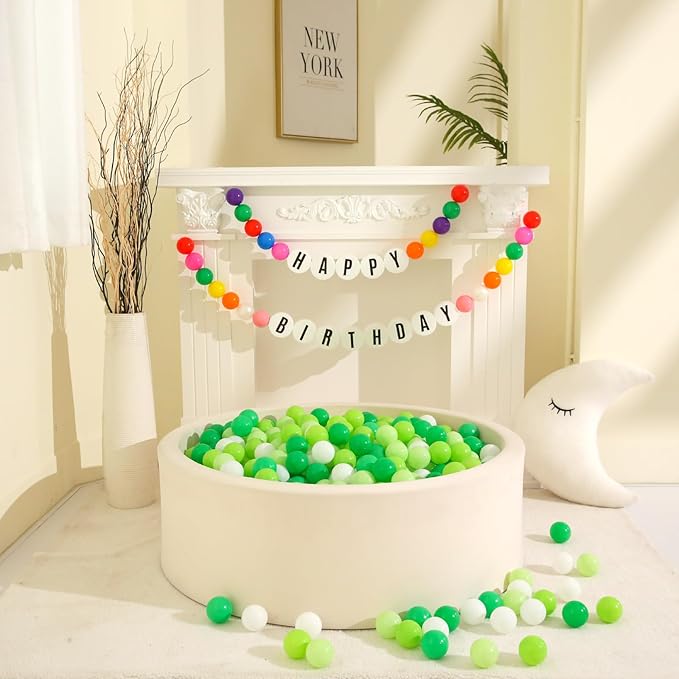 GOGOSO Ball Pit Balls for Toddlers Dogs Baby Boys Girls 2.2Inch Plasticball Toys for Kid Play Tent Birthday Slides Party Decor 50 100 170 200 500 1000
