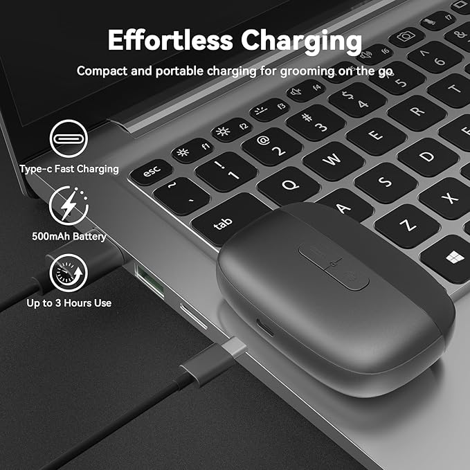 Electric Nail Trimmer – 3-in-1 Electric Nail Clippers with Polisher, 2-Speed Strong Power Automatic Nails Trimmers with Nail Scraps Collector for Seniors and Babies (Dark Gray)