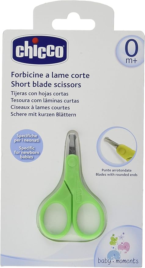 Chicco 00005913000000 Baby Nail Scissors with Short Blades