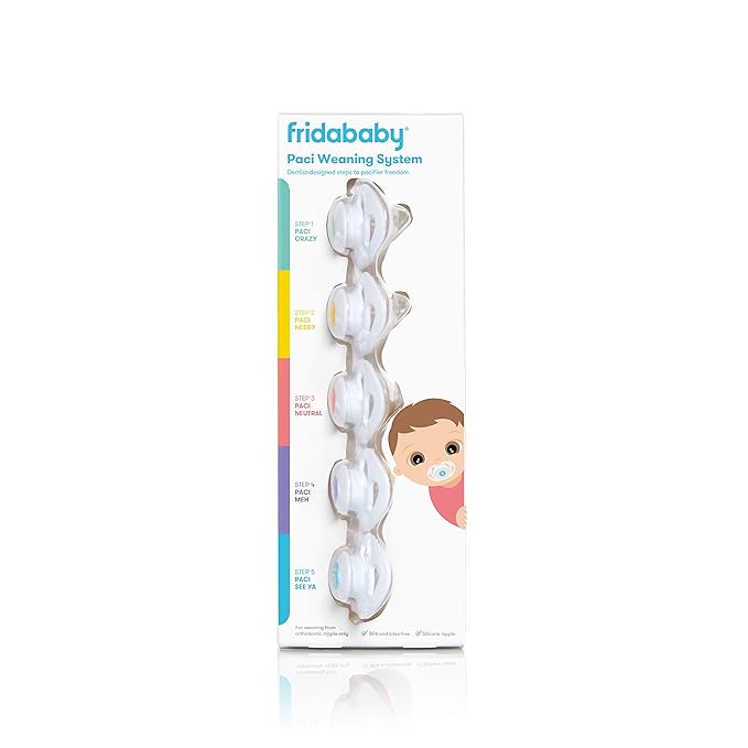 Frida Baby Silicone Paci Weaning System, BPA Free, Latex Free (Pack of 2)