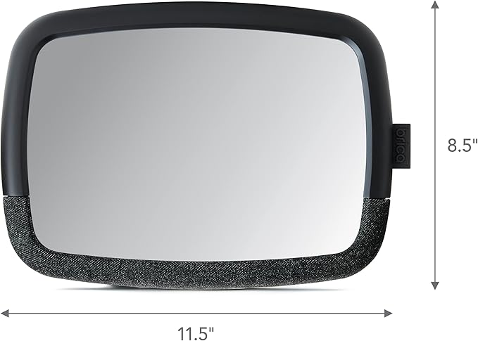 Munchkin Baby Car Mirror for Rear Facing Car Seats,Pivot 360 Baby in-Sight Adjustable Auto Mirror,Black,(Pack of 4)