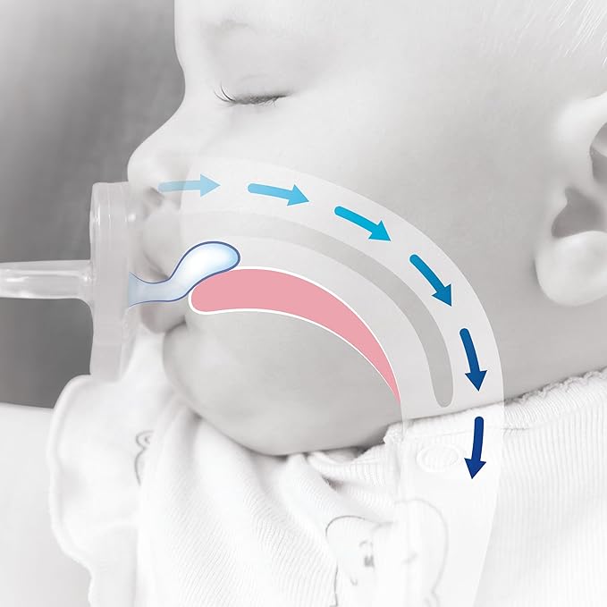 Chicco PhysioForma Luxe Orthodontic Pacifier for Babies 6-16 Months, One-Piece 100% Soft Silicone, Supports Breathing, Textured Shield & Handle, Sterilizing Case, BPA Free, 2-Pack, Cantaloupe
