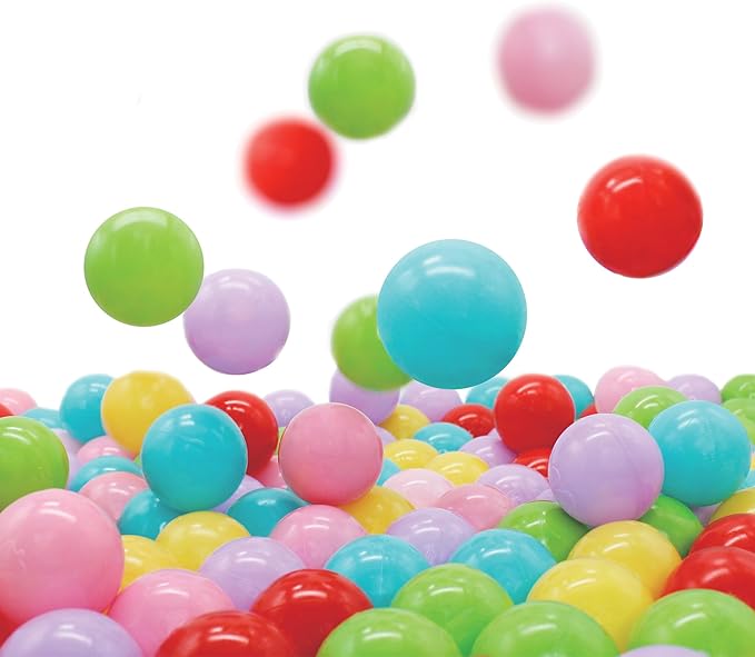Fisher Price - Pack of 100 Multicoloured Balls - 6 Different Colours - Diameter 5.5 cm (Deqube 920D00176)