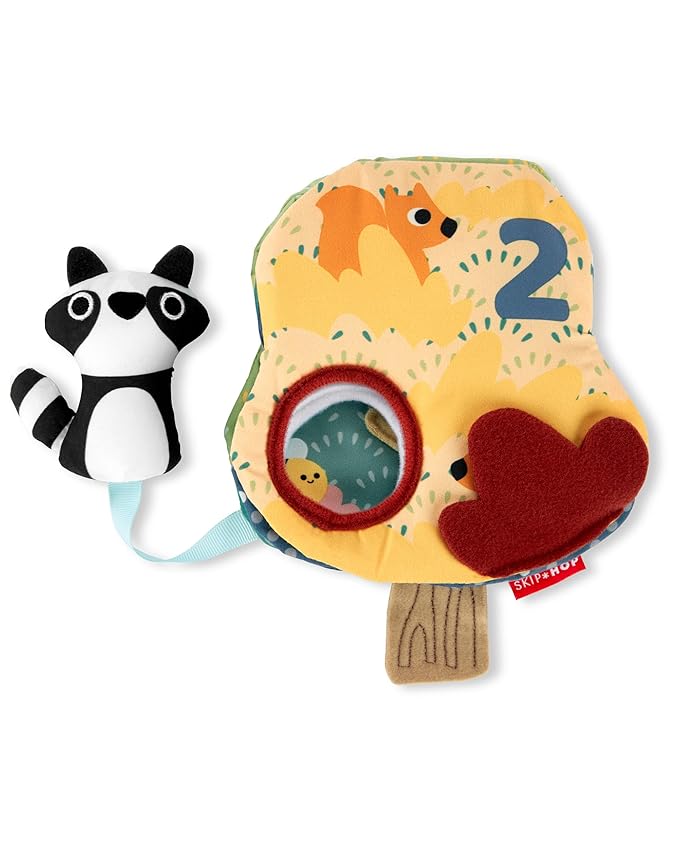 Skip Hop Soft Baby Activity Book with Crinkle Sounds and Multiple Sensory Activities Four Seasons Age 0+
