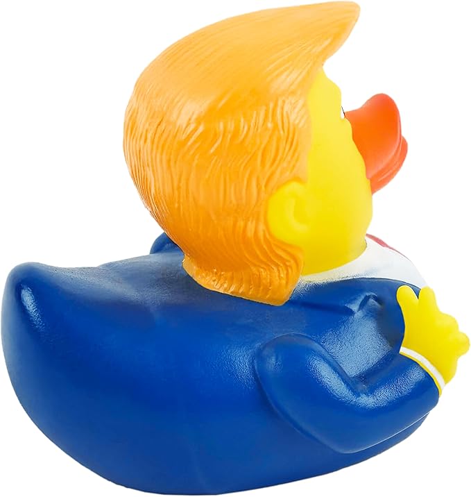 4E's Novelty Large Rubber Duck - 3.15 Inch Rubber Duck , 1 Piece - Great for Jeep Ducking, 2025 Gifts, Bath Tub Toys Christmas White Elephant Exchange Gag Gift for Adults