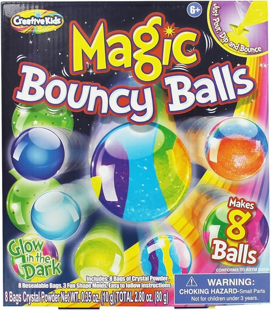 Creative Kids Glow in the Dark Bouncy Balls For Kids 6+