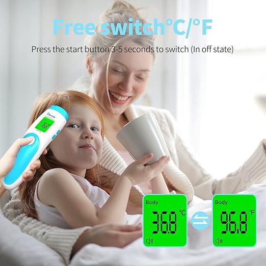 [Value Bundle] Berrcom Non Contact Forehead Thermometer JXB195 & Berrcom Contactless Thermometer 3 in 1 for Adults and Kids JXB178