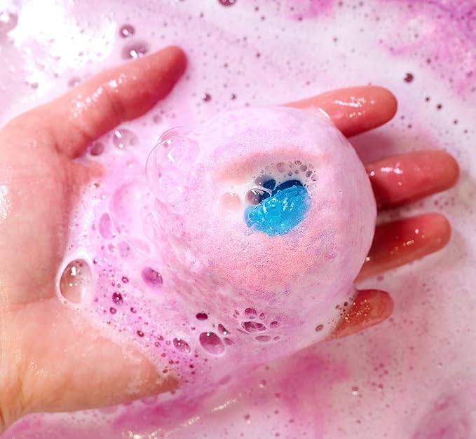 Simba Glibbi Unicorn Surprise Bath Bomb in 1 of 3 Colours (Pink, Purple, Mix) with Surprise, 1 of 6 Figures, 100 g, Bath Fun from 3 Years, 105953716