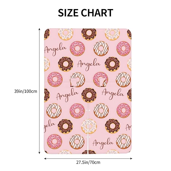 Personalized Baby Car Seat Canopy for Babies with Name, Custom Doughnut Stroller Car Seat Covers for Girls, Minky Nursing Carseat Cover for Breastfeeding, Car Seat Canopies for Newborn