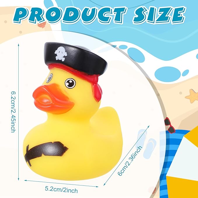 30Pcs Rubber Ducks Assorted Plastic Bulk Rubber Duck for Cruise Ducks Ducking Bath Pool Toys Duck Party Favors Cruise Ships Hiding Classroom Exchange Gifts for Kids Teens
