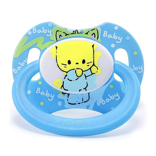 LittleForBig Bigshield Generation-II Adult Sized Pacifier Baby Cuties Pattern Blue Kitty