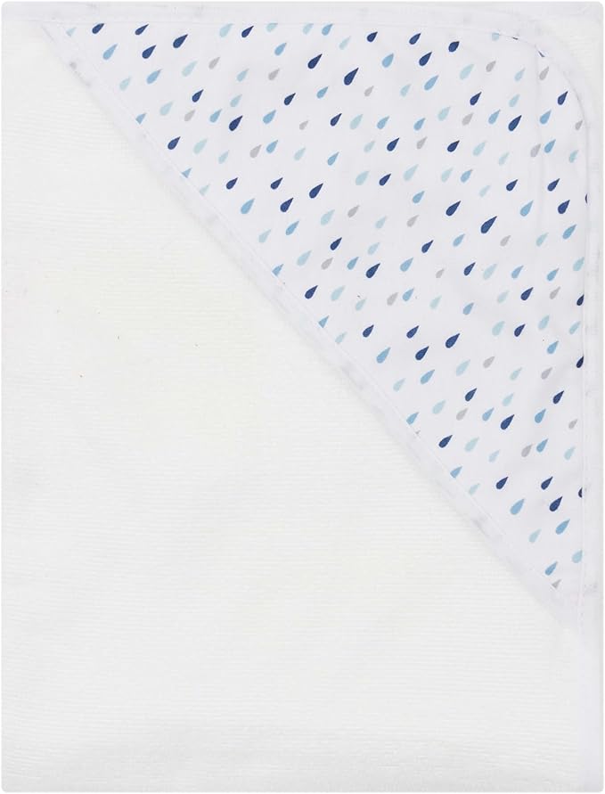 Hooded Baby Towels 3-Pack – Soft Baby Bath Towels with Hood for Newborns & Toddlers, Baby Hooded Towel Set, 30" x 26" (Whales)
