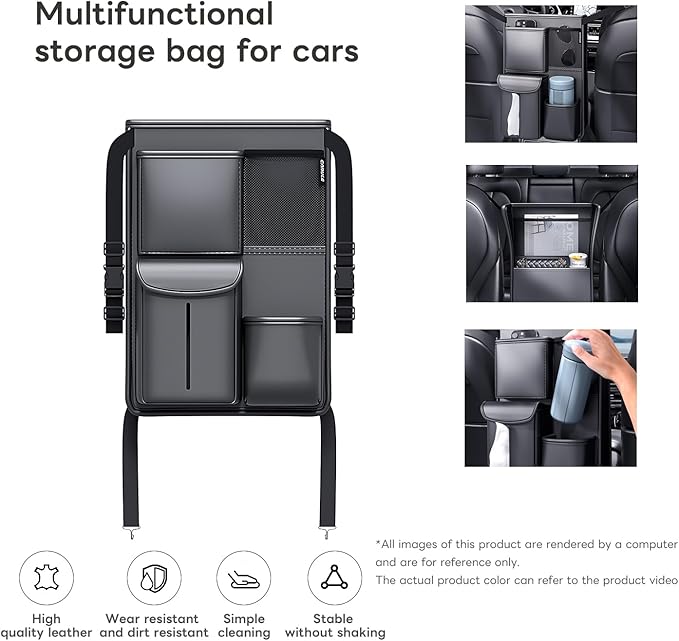 car storage bag, back storage,tissue box, rear seat storage, cup holder