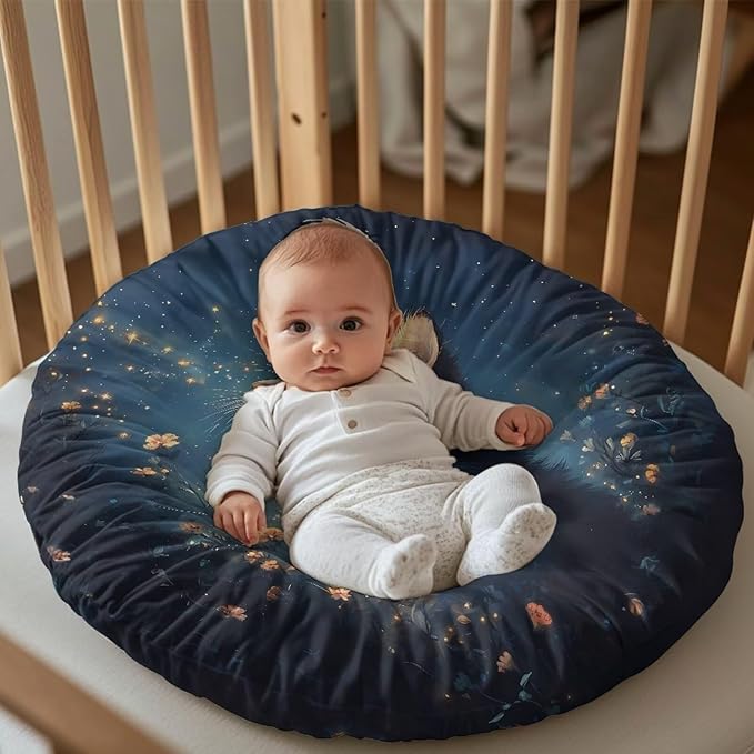 Newborn Lounger Cover, Cat Stretchy Infant Lounger Pillow Cover Waterproof Baby Lounger Slipcover Soft Infant Lounger Pillow Cover for Most Babies