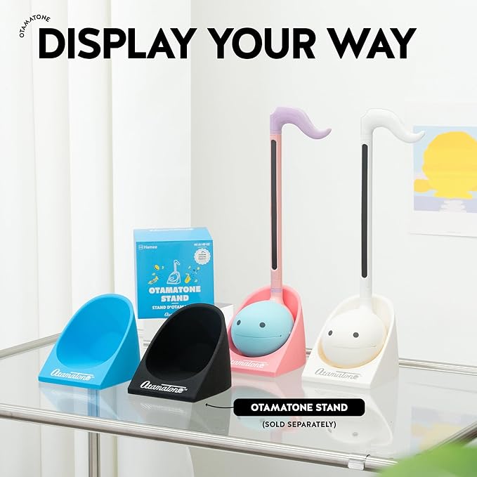 Otamatone Japanese Electronic Musical Instrument Portable Music Synthesizer from Japan by Maywa Denki Studio Award Winning, Educational Fun Gift for Children, Teen & Adults - Strawberry